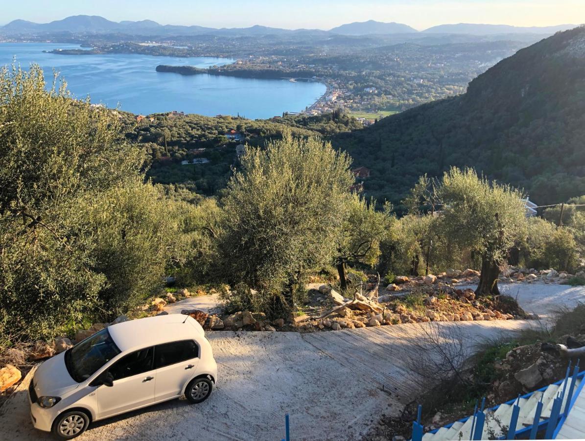 House Sienna Of Villa Intaba Best Views Corfiot Riviera Corfu Island Greece Contemporary Design Pool With Spectacular Sea Views Close To Ipsos Beach Pyrgi  エクステリア 写真