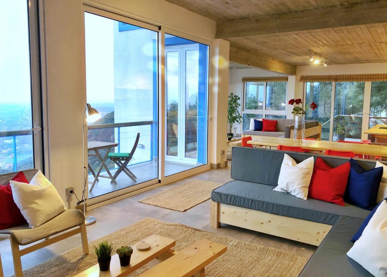 House Sienna Of Villa Intaba Best Views Corfiot Riviera Corfu Island Greece Contemporary Design Pool With Spectacular Sea Views Close To Ipsos Beach Pyrgi  エクステリア 写真