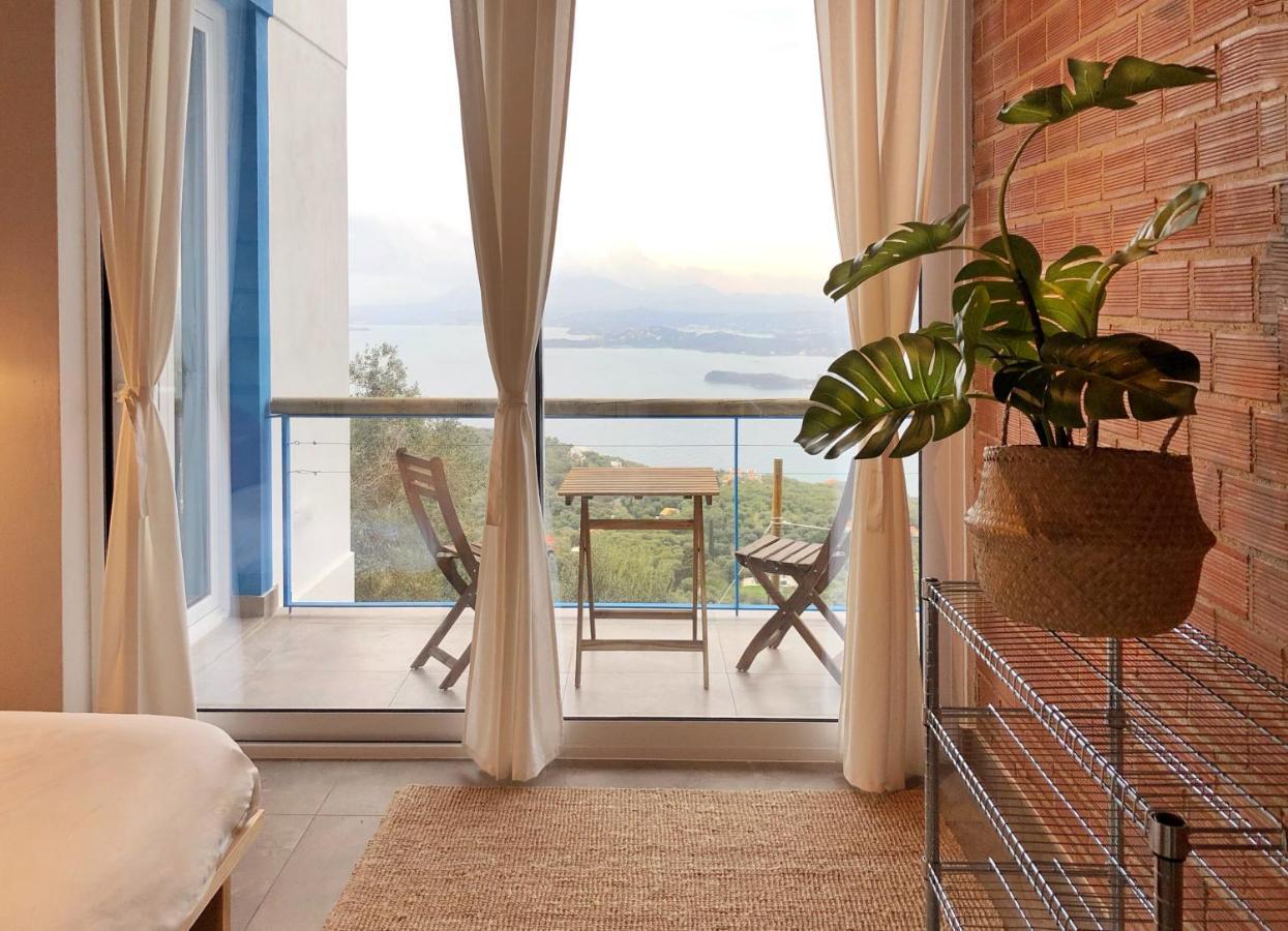 House Sienna Of Villa Intaba Best Views Corfiot Riviera Corfu Island Greece Contemporary Design Pool With Spectacular Sea Views Close To Ipsos Beach Pyrgi  エクステリア 写真